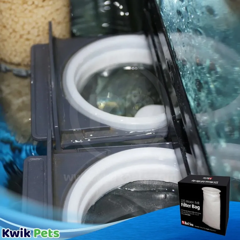 Red Sea Reefer Fine Felt Filter Socks for Aquarium White 4 in X 10.5 in