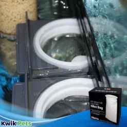 Red Sea Reefer Fine Felt Polishing Filter Socks for Aquarium White 4 in X 10.5 in