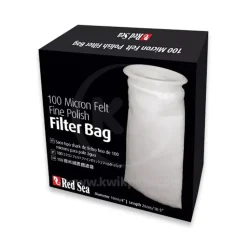 Red Sea Reefer Fine Felt Polishing Filter Socks for Aquarium White 4 in X 10.5 in
