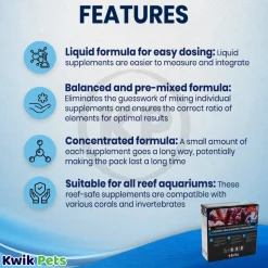Red Sea Reef Foundation ABC Complete Liquid Supplement Pack 250 ml-each 3 Count