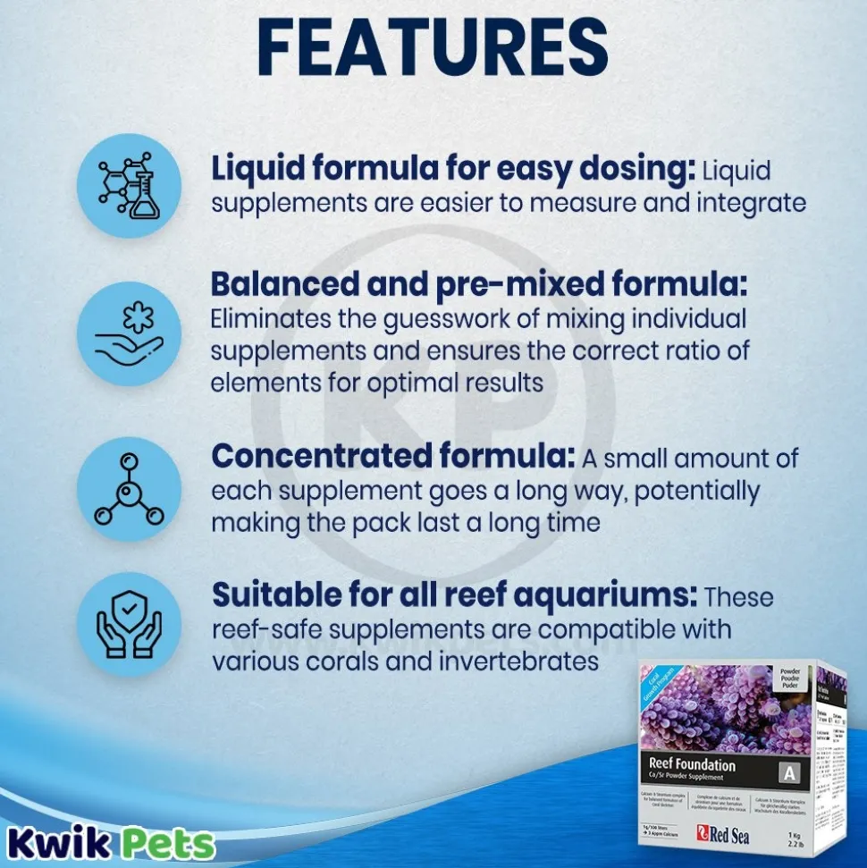 Red Sea Reef Foundation A Supplement 2.2-lb