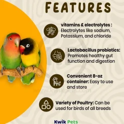 Rooster Booster Vitamins & Electrolytes LactoBacillus Poultry Supplement 8-oz