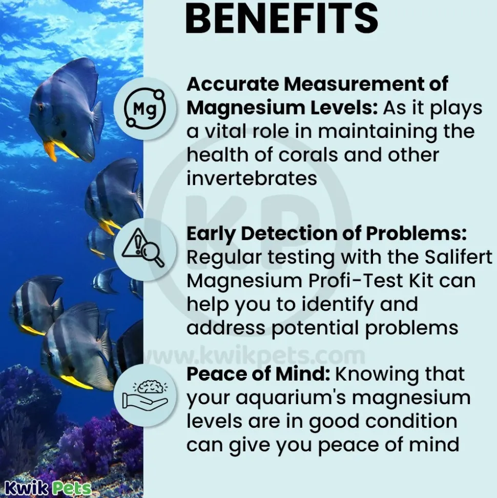 Salifert Magnesium Profi-Test Kit for Aquarium 50 Tests