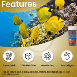 San Francisco Bay Brand Bloodworms Freeze-Dried Fish Food 0.25-oz