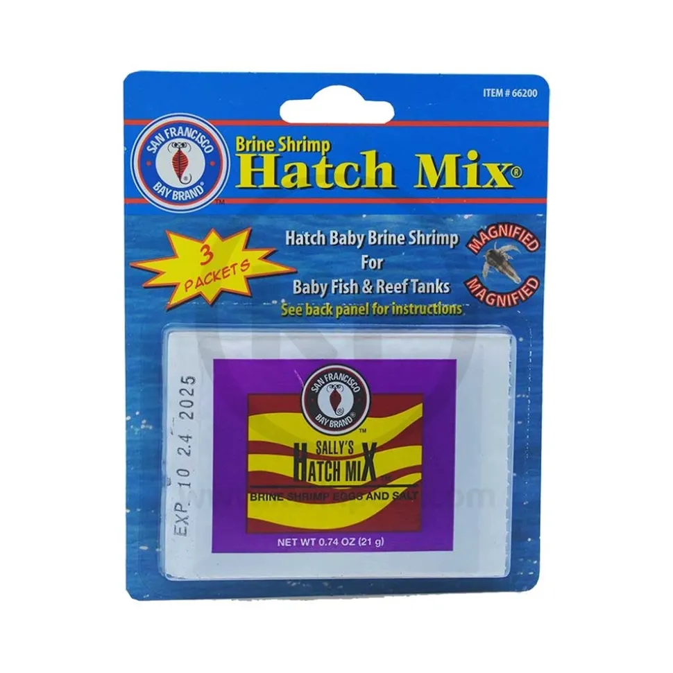 San Francisco Bay Brand Brine Shrimp Hatch Mix Fish Food 0.74-oz 3 Count
