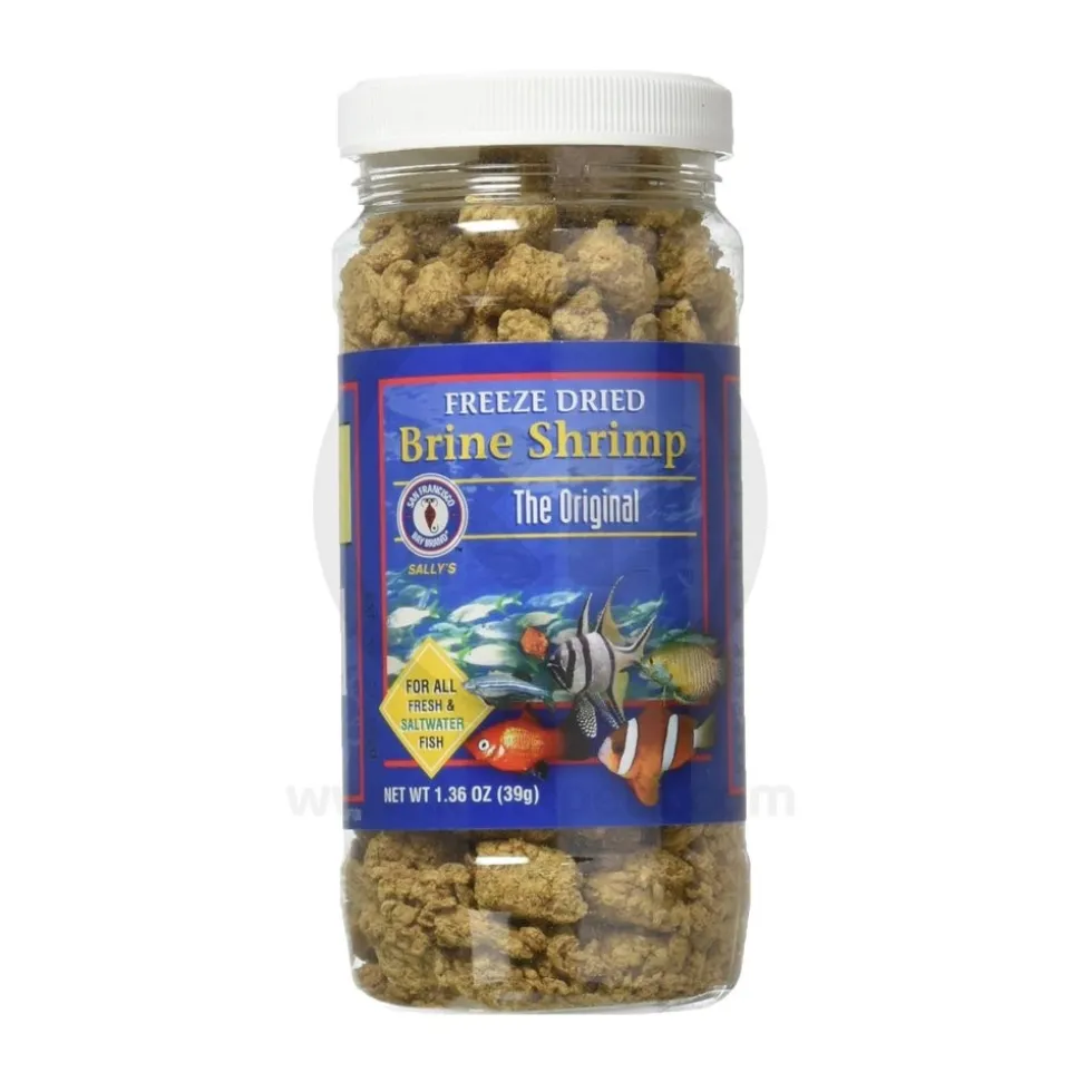San Francisco Bay Brand Brine Shrimp Freeze-Dried Fish Food 1.36-oz