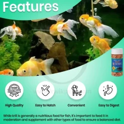 San Francisco Bay Brand Krill Freeze-Dried Fish Food 0.5-oz