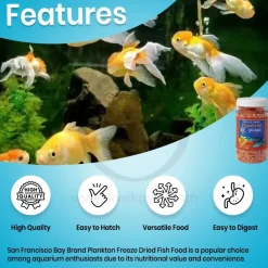 San Francisco Bay Brand Plankton Freeze-Dried Fish Food 0.5-oz