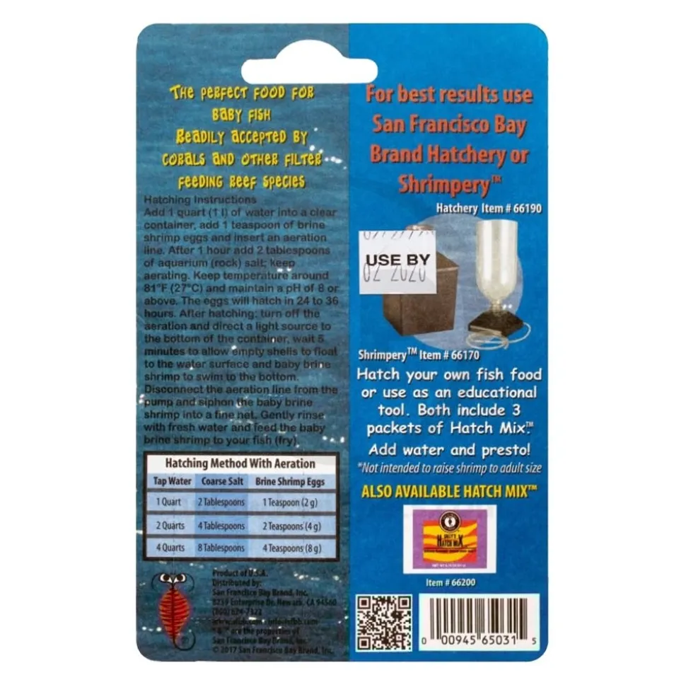 San Fransisco Bay Brand Brine Shrimp Eggs 6 gms