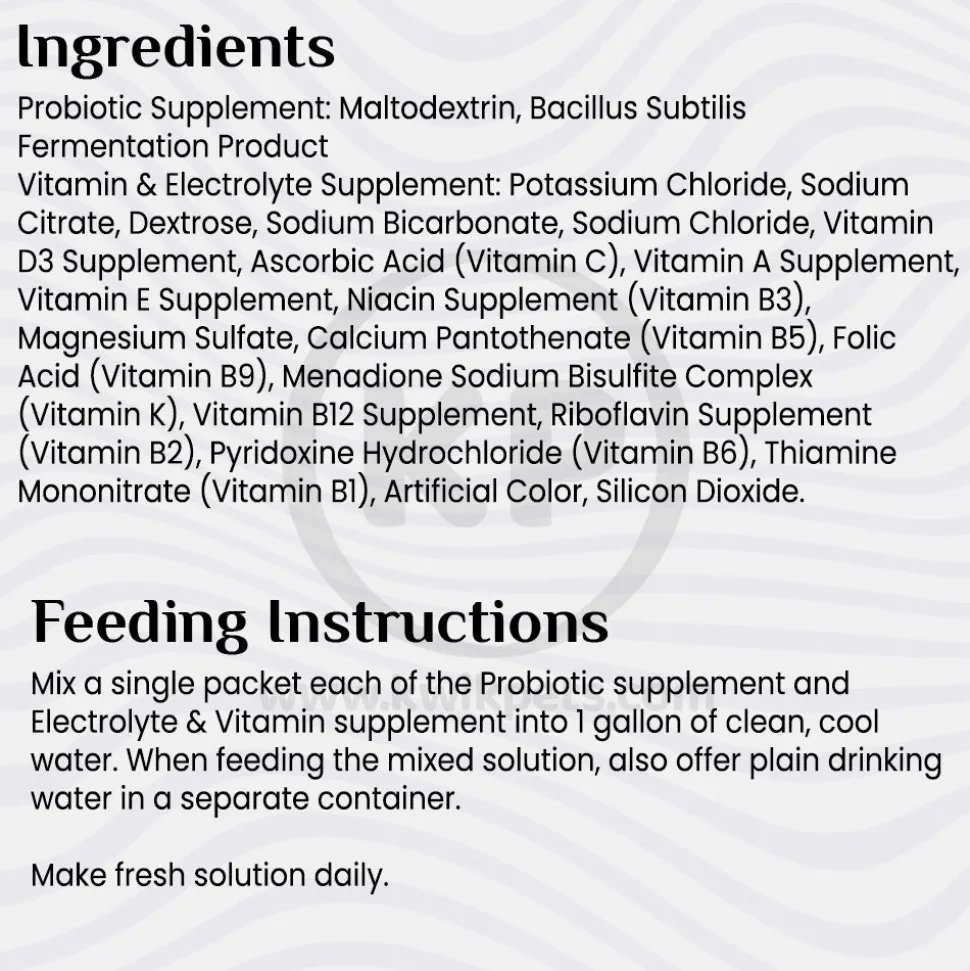 Sav-A-Chick Electrolyte & Probiotic Poultry Supplements Combo Pack 1.26-oz