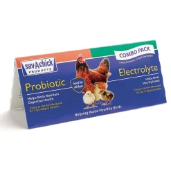 Sav-A-Chick Electrolyte & Probiotic Poultry Supplements Combo Pack 1.26-oz