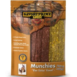Savory Prime Chicken & Beef Munchie Strips Dog Treats 5 inches 36 Count