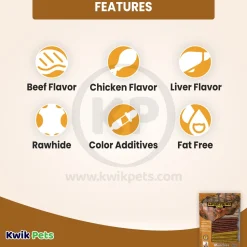 Savory Prime Munchie Sticks Dog Treats Beef, Chicken & Liver 5 inches 100 Count
