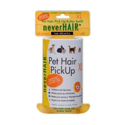 Savory Prime NeverHair Pet Hair Pick Up Roller Refill XL 4.5 in x 43 Feet