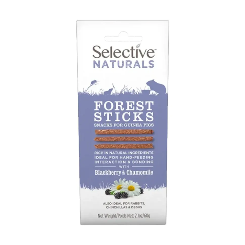 Science Selective Forest Sticks with Blackberry & Chamomile Guinea Pig Treats 2.1-oz