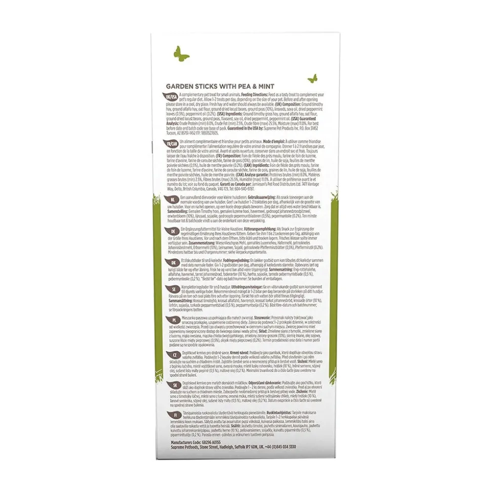 Science Selective Garden Sticks with Pea & Mint Rabbit Treats 2.1-oz