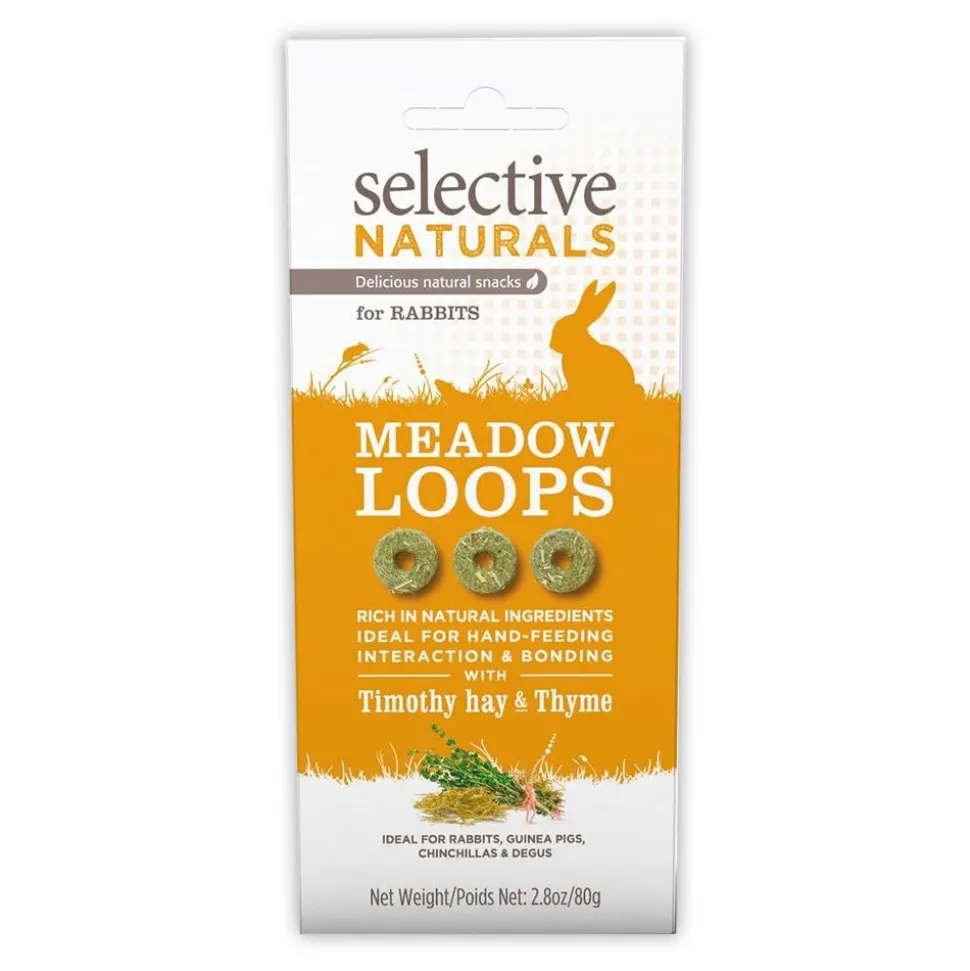 Science Selective Meadow Loops with Timothy Hay & Thyme Rabbit Treats 2.8-oz