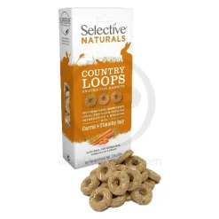 Science Selective Naturals Country Loops with Carrot & Timothy Hay Rabbit Treats 2.8-oz