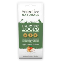 Science Selective Naturals Harvest Loops with Apple Linseed & Peanut Hamster Treats 2.8-oz