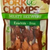 Scott Pet Premium Pork Chomps Meaty Skewers Dog Treats 6 Count 5-in