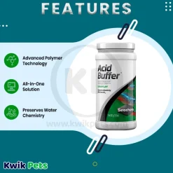 Seachem Acid Buffer Aquarium Water Treatment 10.6-oz