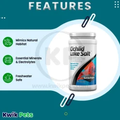Seachem Cichlid Lake Salt 8.8-oz