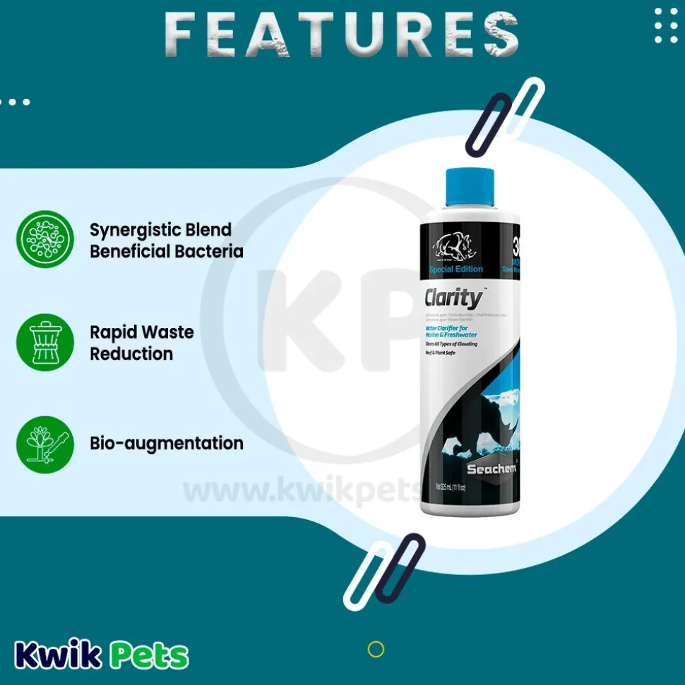 Seachem Clarity Ultimate Water Clarifier 325 ml