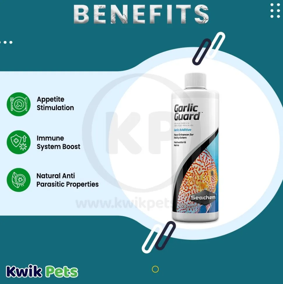 Seachem GarlicGuard Concentrated Garlic Supplement 500 ml