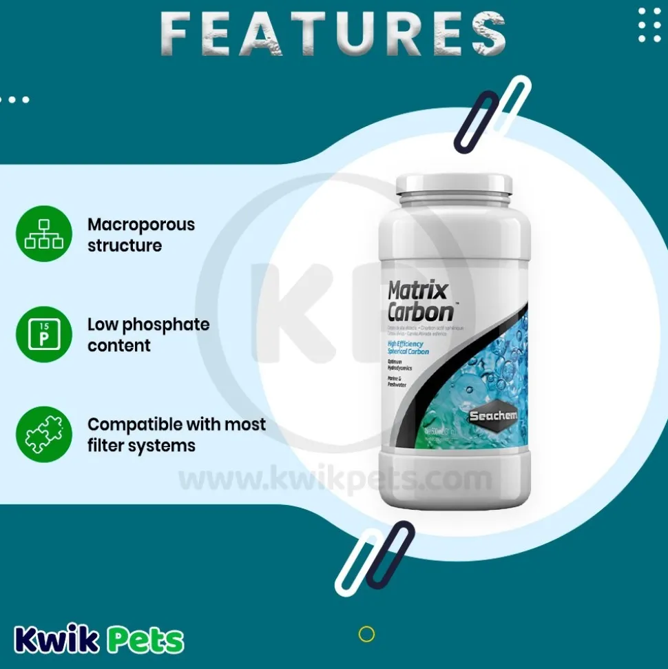 Seachem MatrixCarbon Activated Carbon Media 500 ml