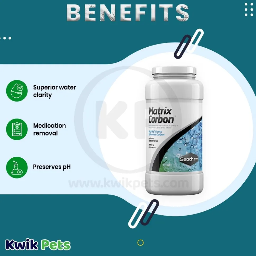 Seachem MatrixCarbon Activated Carbon Media 500 ml