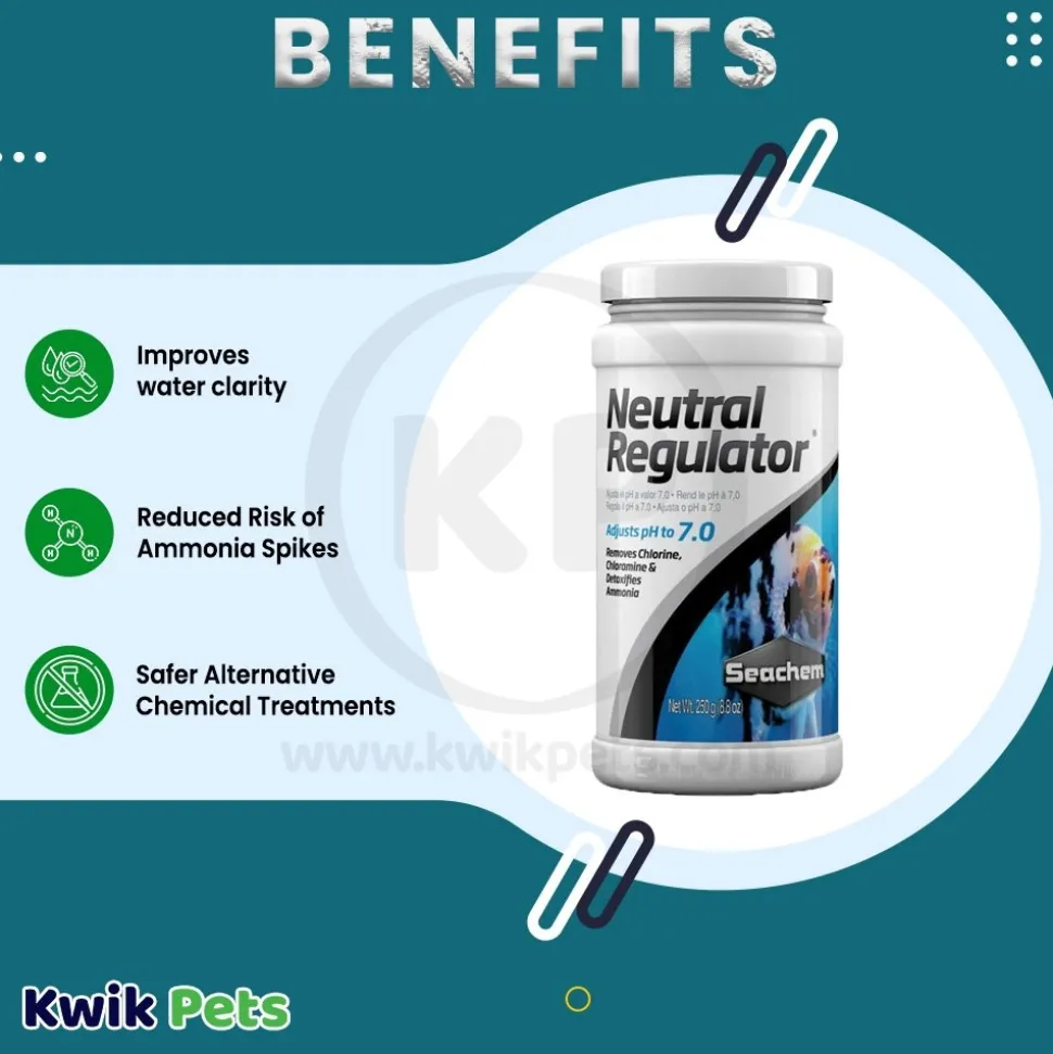 Seachem Neutral Regulator Aquarium Water Treatment 8.8-oz