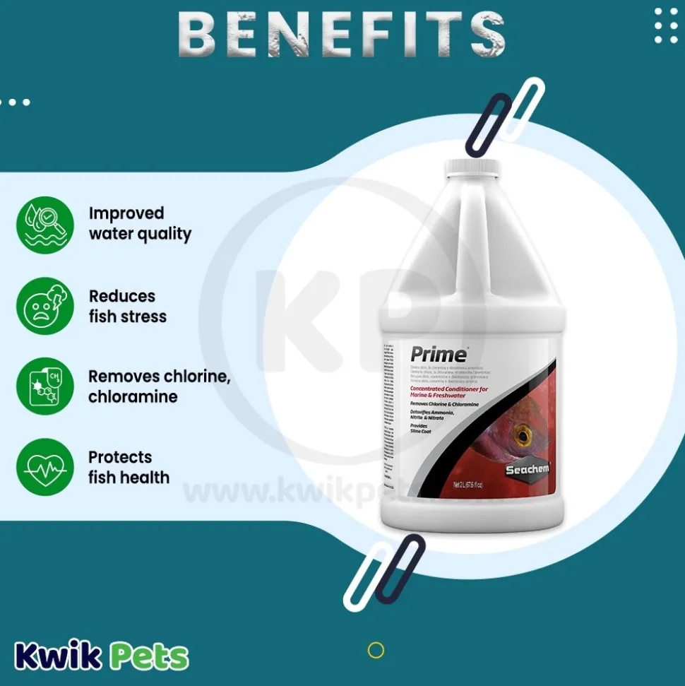 Seachem Prime Ammonia Detoxifier 2 Liter
