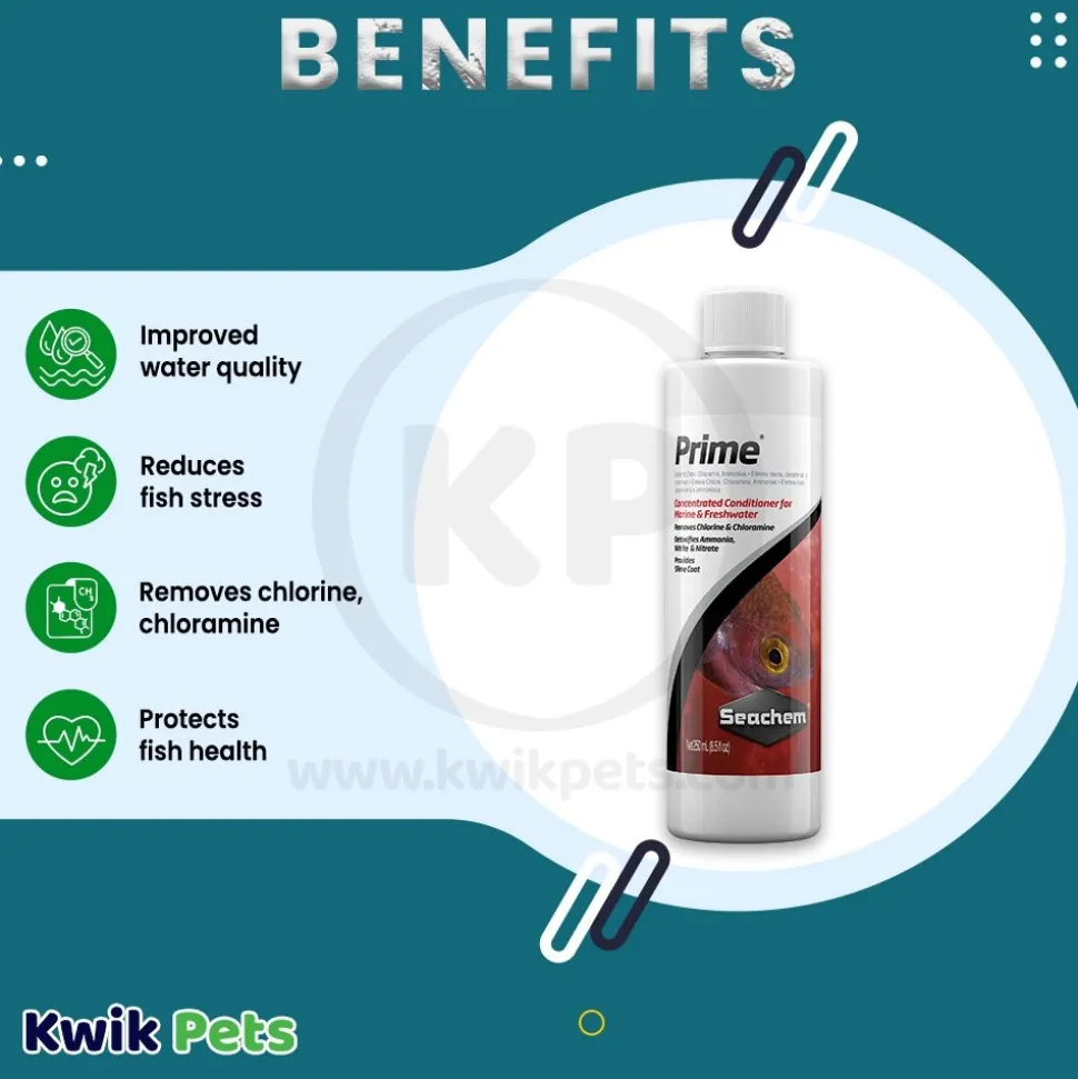 Seachem Prime Ammonia Detoxifier 250 ml