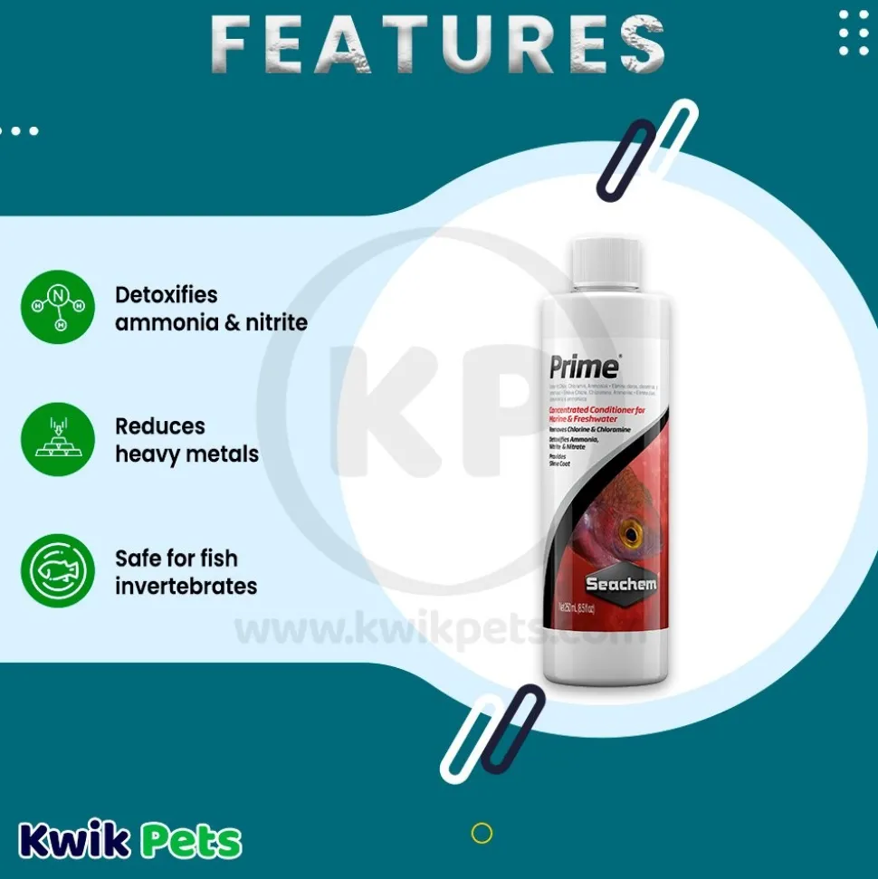 Seachem Prime Ammonia Detoxifier 250 ml