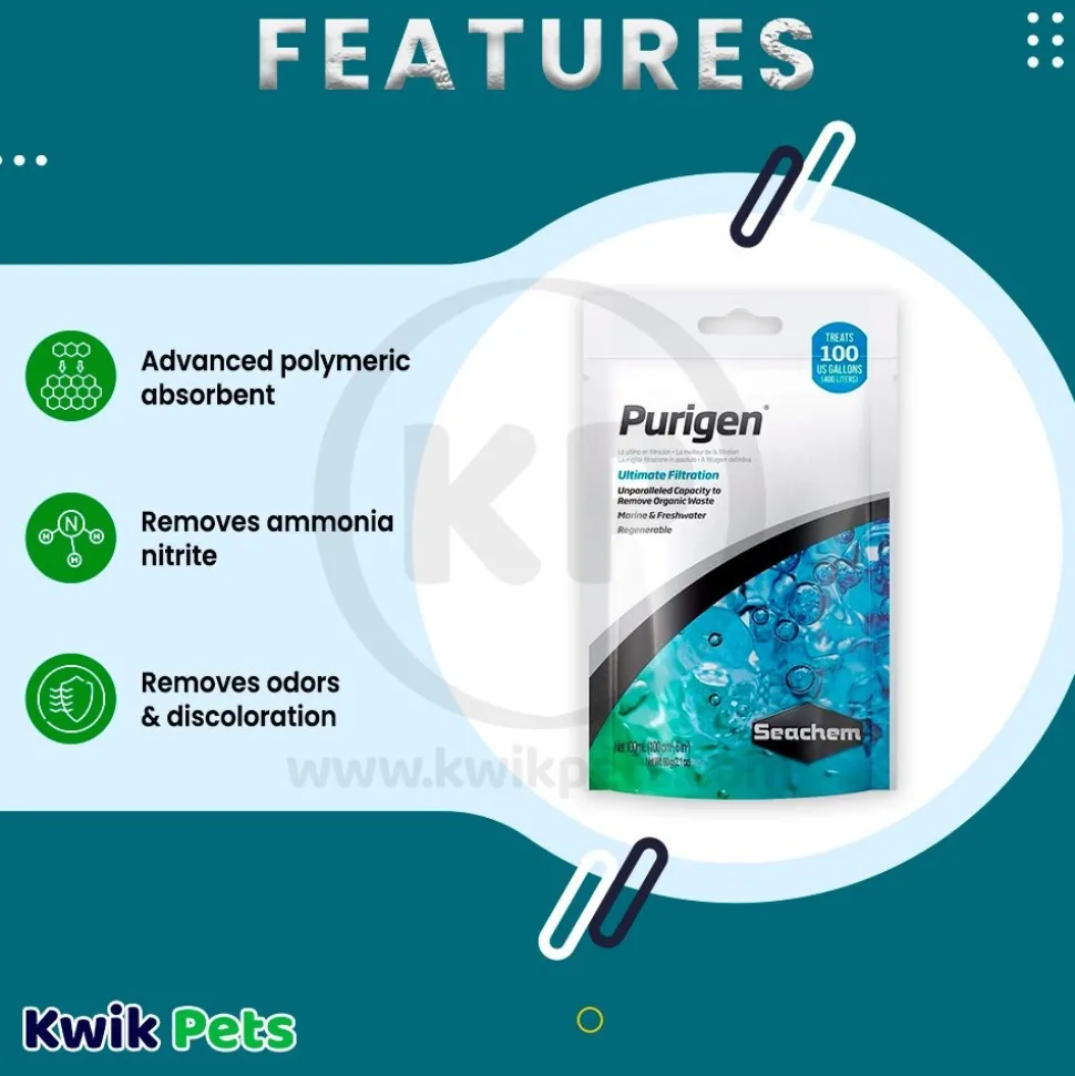 Seachem Purigen Organic Filtration Media 100 ml