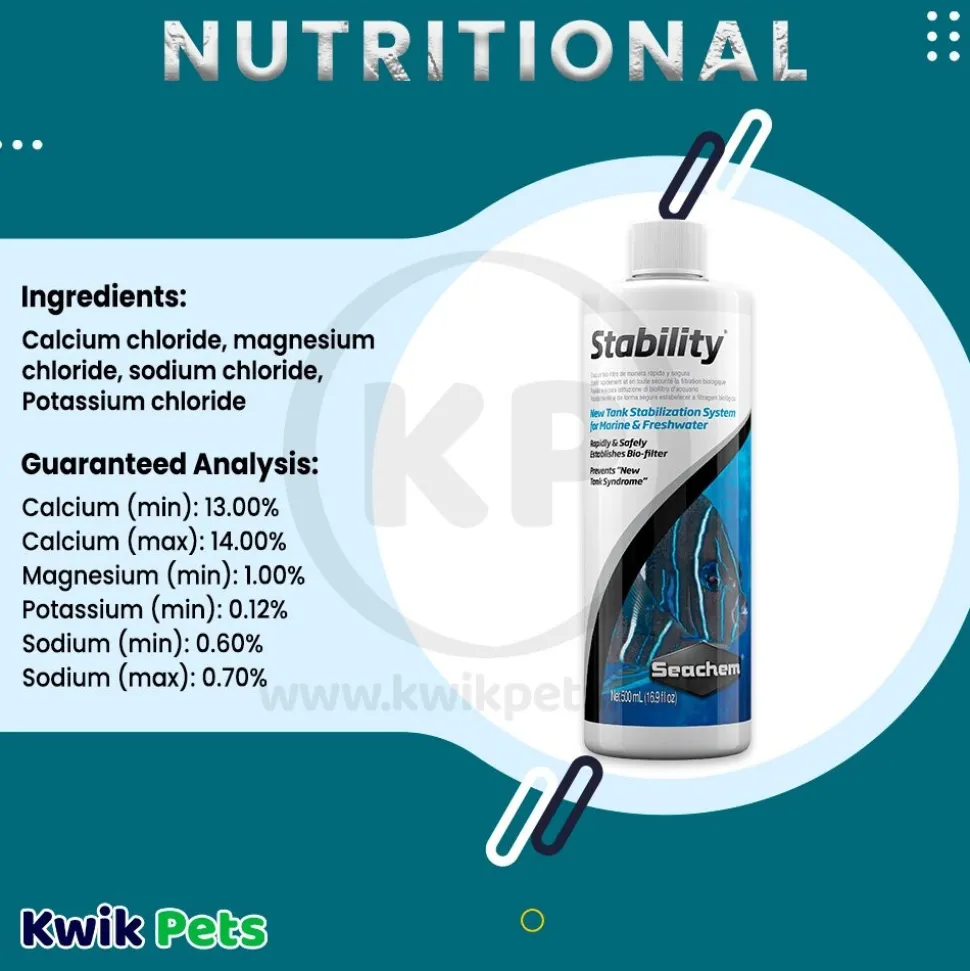 Seachem Stability Biological Water Conditioner 500 ml