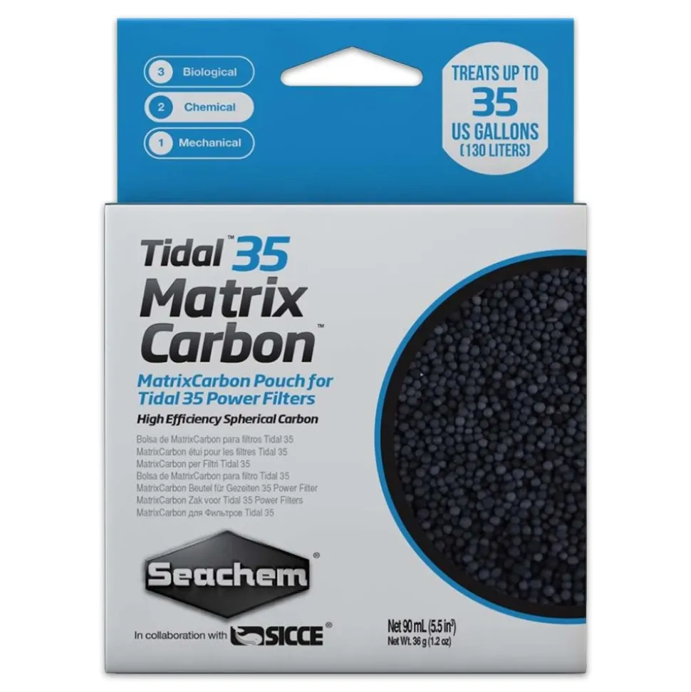 Seachem Tidal 35 Matrix Activated Carbon Media 90 ml