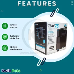 Seachem Tidal 75 Power Filter Black 350 GPH