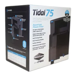 Seachem Tidal 75 Power Filter Black 350 GPH
