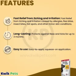 Sentry FiproGuard Flea & Tick Squeeze-on 0.273-oz 3 Count for Dog 45-88 lbs