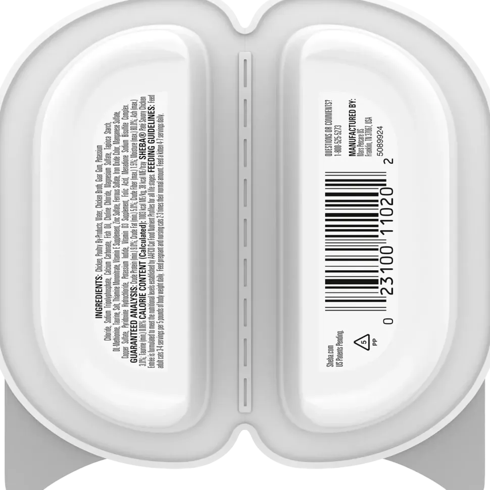 Sheba Perfect Portions Pate Wet Cat Food Savory Chicken 2.6-oz