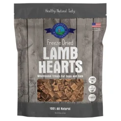 Shepherd Boy Farms Lamb Hearts Freeze Dried Dog & Cat Treats 8-oz