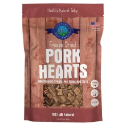 Shepherd Boy Farms Pork Hearts Freeze Dried Dog & Cat Treats 3-oz
