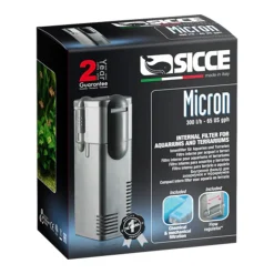 Sicce MICRON Internal Filter for Aquarium & Terrarium 65 GPH