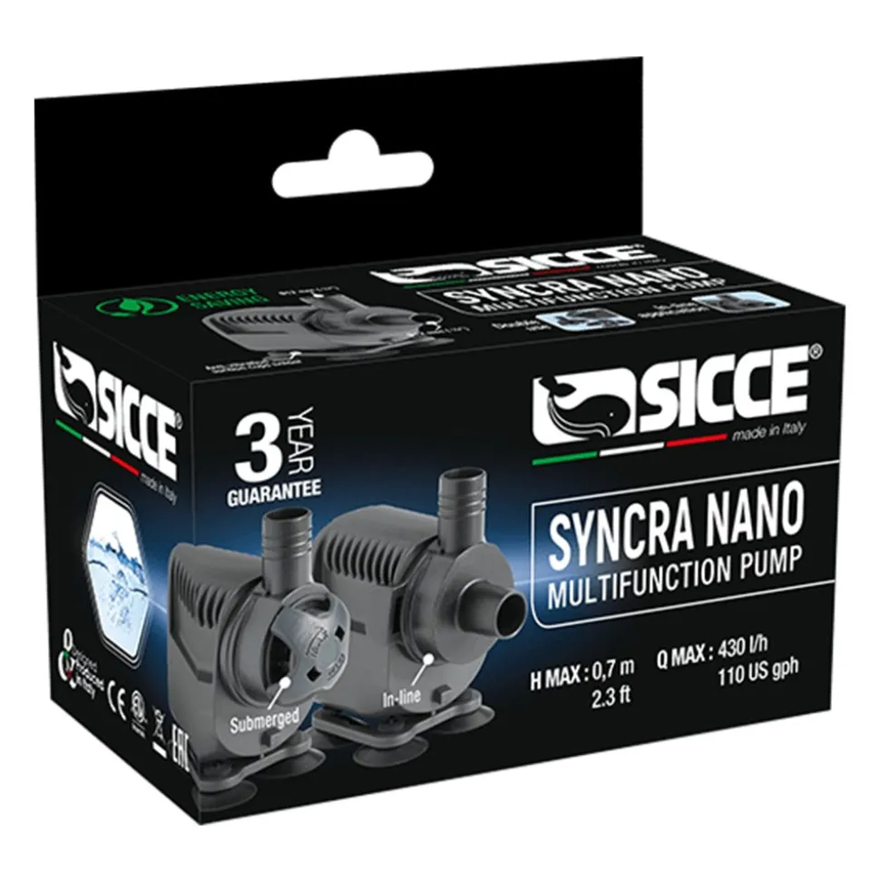 Sicce SYNCRA NANO Pump for Aquarium 110 GPH