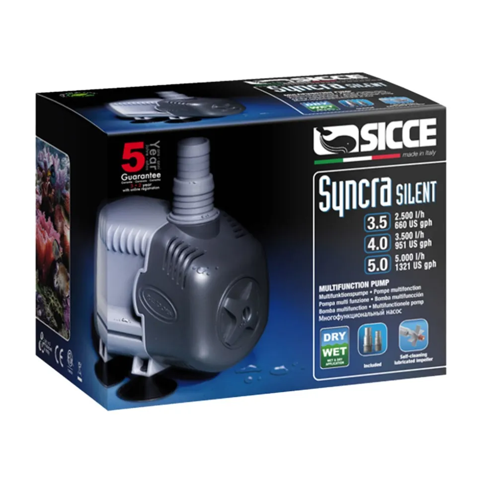 Sicce SYNCRA SILENT 5.0 Pump for Aquarium 1321 GPH