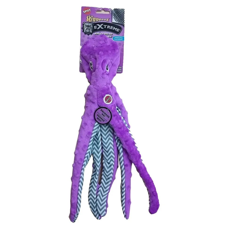 Skinneeez Extreme Dog Toy Octopus Assorted 16-in