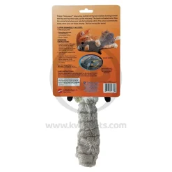 Skinneeez Flippin' Electronic Cat Toy Racoon with Catnip 15-in