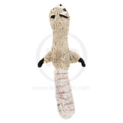 Skinneeez Forest Series Dog Toy Raccoon Gray Mini