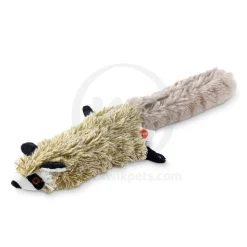 Skinneeez Forest Series Dog Toy Raccoon Gray Mini